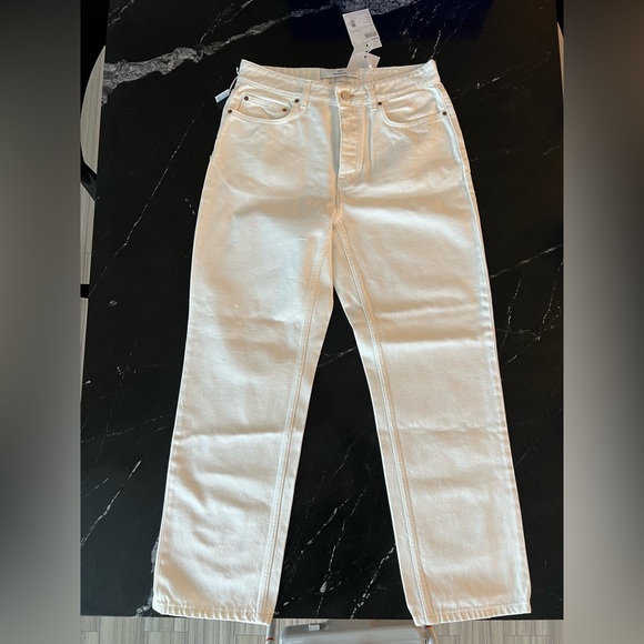 WON HUNDRED WHITE PEARL JEANS - Picture 3 of 7